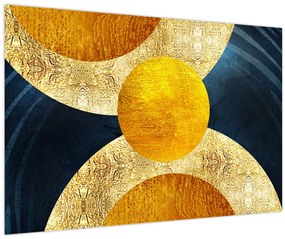 Tablou - Cercuri (90x60 cm)