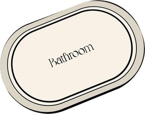 Covoraș de baie crem 60x100 cm Farbelle – Foutastic