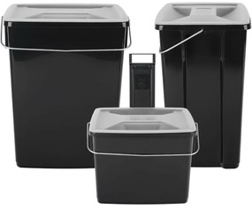 Set de reciclare Curver Biobox 2x10 l + 6 l