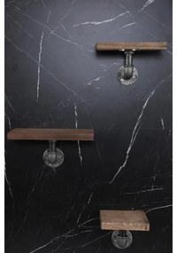 SET 3x raft de perete BORURAF molid/negru