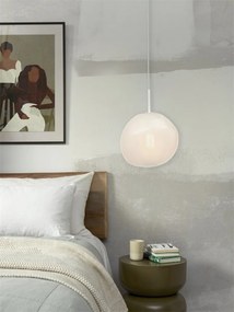 Lustra/Pendul modern design decorativ Helsinki boulder alb