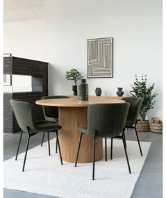 Scaune de dining verde-închis 2 buc. Maceda – House Nordic