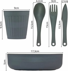 Set de masă de camping Redcliffs Set 6 piese