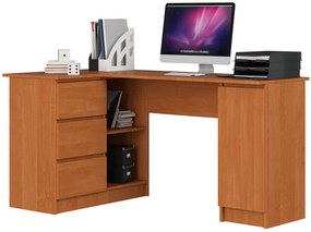 Masă PC de colț Bevin (arin) (S). Promo -20%. 1068988
