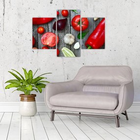 Tablou cu legume (90x60 cm)