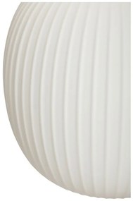 Lustră albă cu abajur din sticlă ø 40 cm Serene – Hübsch