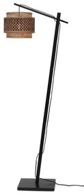 Lampa de podea eco din bambus Bhutan S 25x20, negru/ natur
