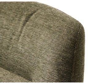 Scaun de sufragerie verde cu cotiere tapițat Roxana – Unique Furniture