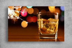 Tablouri Canvas Drinks - Whisky cu gheata