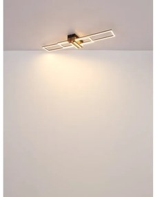 Plafonieră LED Globo 67208-40N DAKARI LED/40W/230V 3000K 25x100 cm negru