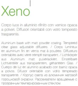 Aplica de perete moderna de exterior cu protectie IP44 XENO AP1 negru 129464