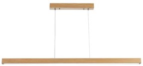 Brilagi - Lustra LED OAK suspendată cu cablu, 30W/230V, 3000/4500/6000K, stejar