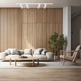 Spot VERTICAL pentru sistem de șină 1xGU10/8W/230V alb