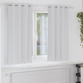 vidaXL Perdele cu perdele 2 pcs Gri deschis 175 x 140 cm Poliester