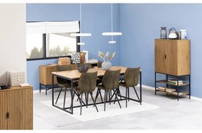 Dulap cu aspect de lemn de stejar 80x140 cm Jaipur – Actona