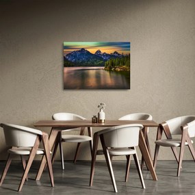 Tablou pe sticlă - Parcul Național Grand Teton (70x50 cm)