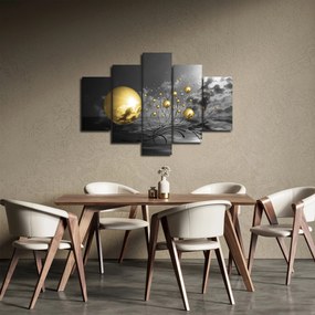 Tabloul bilelor în ocru (150x105 cm)