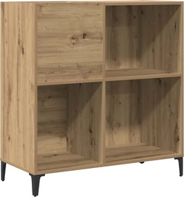 vidaXL Dulap discuri stejar artizanal 84,5x38x89 cm lemn prelucrat