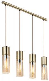 Lustra moderna cu 4 pendule ANNIKA alama 21000-4HM GL