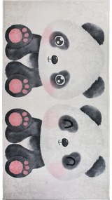 Covor pentru copii negru-alb 160x230 cm Panda Friends – Vitaus