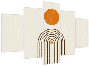 Tablou - Arcuri maro (150x105 cm)