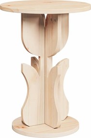 vidaXL Masă de cafea natural 39,5 x 39,5 x 53,5 cm Lemn masiv de pin