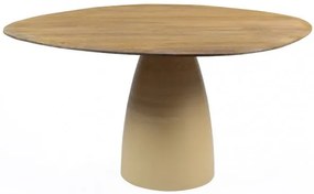 Masa cu blat din lemn de mango, D140 cm, Stanley, Bizzotto