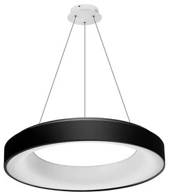 Lustra LED dimabila cu telecomanda SOVANA 55 neagra