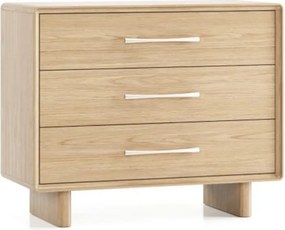 Comodă lemn masiv Cooper, 95 × 42,5 × 78 cm