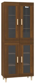 3114835 vidaXL Dulap înalt, stejar maro, 69,5x34x180 cm, lemn compozit