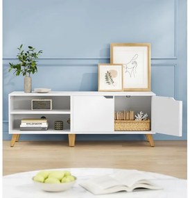 Comodă TV BASTOR, albă