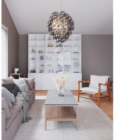 ByRydens 4202230-4500 - Lustră suspendată pe cablu DELUXE 4xE14/5W/230V gri/fumuriu