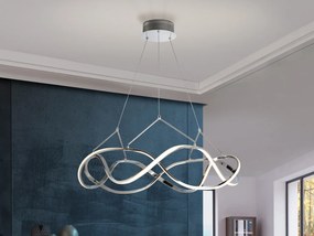 Lustra LED design ultra-modern Molly crom 80cm SV-763950