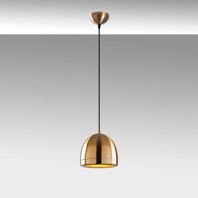 Lustră în culoarea bronz cu abajur din metal ø 17 cm Mugo – Opviq lights