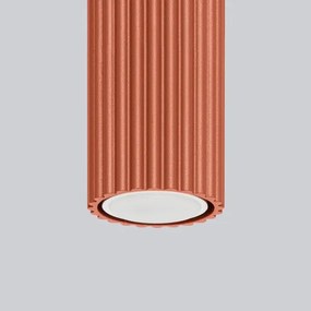 Spot Sollux SL.1627 KARBON 1xGU10/10W/230V 30 cm roșu