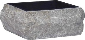 vidaXL Chiuvetă, negru, 30x30x13 cm, marmură