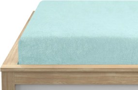 Cearsaf frotee mentol 90 x 200 cm