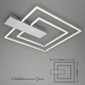 Plafonieră LED dimabilă Briloner 3545-018 NICO LED/25W/230V crom