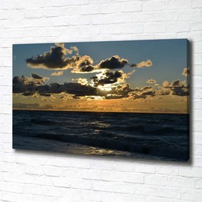 Print pe canvas Apus de soare peste mare