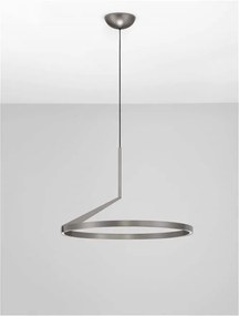 Lustra LED suspendata design minimalist TILIA nickel
