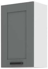 Dulap superior de bucătărie Lucid 45 G 72 1F (dustgrey + alb). 1045544