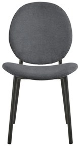 Scaun de dining gri antracit Cliff – Actona