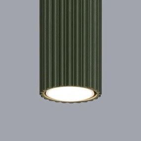 Spot Sollux SL.1608 KARBON 1xGU10/10W/230V 30 cm verde