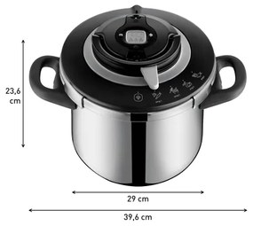 Oală sub presiune Tefal 8 l CLIPSO+ CHEF oțel inoxidabil