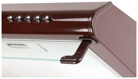 Hota traditionala Tornado Bona 20 (60) LED, 2 motoare, latime 60 cm, absorbtie 560 m3/ora, filtru anti-grasimi aluminiu 5 straturi, Maro