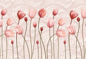 Fototapet - Lalele roz (147x102 cm)