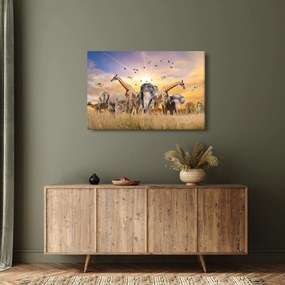 Tablou - Animae din Africa (90x60 cm)