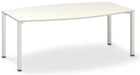 Masa de intalnire ProOffice 200 x 110 cm, alba