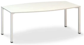 Masa de intalnire ProOffice 200 x 110 cm, alba
