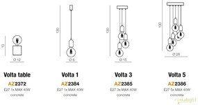 Lustra stil minimalist industrial VOLTA 5